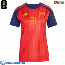 Fotballdrakt Dame Spania Mikel Oyarzabal #21 Hjemmedrakt VM 2026 Kortermet